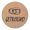 K104 rol @ 500 permanent rond 35 kraft zwart bedrukt getrouwd K104 rol @ 500 permanent rond 35 kraft zwart bedrukt getrouwd