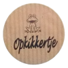K105 rol @ 500 permanent rond 35 kraft zwart bedrukt opkikkertje K105 rol @ 500 permanent rond 35 kraft zwart bedrukt opkikkertje
