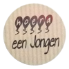 K112 rol @ 500 permanent rond 35 kraft zwart bedrukt een jongen K112 rol @ 500 permanent rond 35 kraft zwart bedrukt een jongen